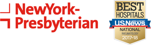 NewYork Presbyterian US News Best National Hospitals Gold Badge 2017-18 in Rheumatology